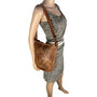 Dames Schoudertas Damestas van Cognac Leer