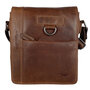Crossbody Schoudertas Heren en Dames Cognac Leer