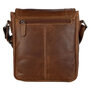 Crossbody Schoudertas Heren en Dames Cognac Leer