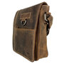 Schoudertas Dames of Heren van Cognac Buffelleer