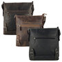 Crossbody Schoudertas Dames van Cognac Buffelleer