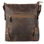 Crossbody Schoudertas Dames van Cognac Buffelleer