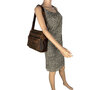 Schoudertas Crossbody Tas  van Cognac Buffelleer