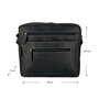 Schoudertas Crossbody Tas  van Zwart Buffelleer