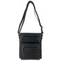 Crossbody Tas Schoudertas Buffelleer Zwart