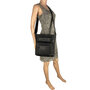 Crossbody Tas Schoudertas Buffelleer Zwart