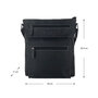 Crossbody Tas Schoudertas Buffelleer Zwart