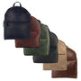 Compacte Rugzak van Taupe Rundleer