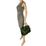 Schoudertas Cowboysbag Schooltas Groen Leer
