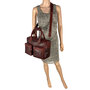 Westernbag - Laptoptas 13 inch Laptop Rood Leer