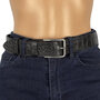 Riem 3.5 cm Zwart Leer voor Heren en Dames