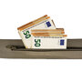 Moneybelt Geldriem 4 cm Zwart Leer