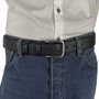 Moneybelt Geldriem 4 cm Zwart Leer