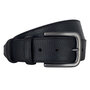 Moneybelt Geldriem 4 cm Zwart Leer