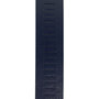 Riem donkerblauw geperforeerd leer 4 cm