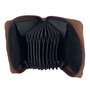 Pasjeshouder cognac buffelleer met rits