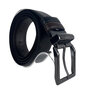 Riem Heren - Dubbelzijdig - Zwart en Donkerbruin - 3,5 cm breed - Echt leer 