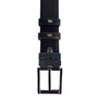 Riem Heren - Dubbelzijdig - Zwart en Donkerbruin - 3,5 cm breed - Echt leer 