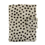Leren Pasjeshouder Lichtbruin met Cardprotector en Cheetah Print