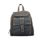 Rugzak Van Trendy Donkerbruin Leer - Compact Model Rugtas