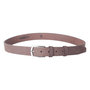 Riem Van 3 cm Breed Gemaakt Van Donkerbruin Leer