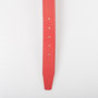 Leren Riem Rood van 3.5 cm Breed met Zilveren Gesp