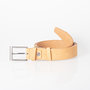 Riem van 3.5 cm breed gemaakt van trendy lichtbruin buffelleer