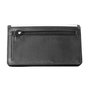 Zwart Leren Dames Portemonnee Harmonica Model