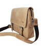 Leren Messenger Bag In De Kleur Taupe