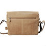 Leren Messenger Bag In De Kleur Taupe